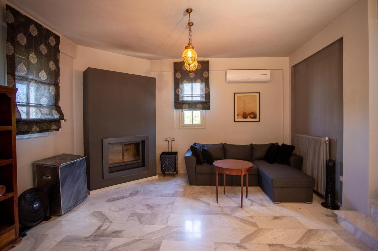 Τraditional Fully Detached Villa On A Luxurious Hillock Of Thessaloniki With Its Own Garden Also For Family & Wedding Gatherings For 10 To 25 People Only 15 Minutes From Airport Zewnętrze zdjęcie