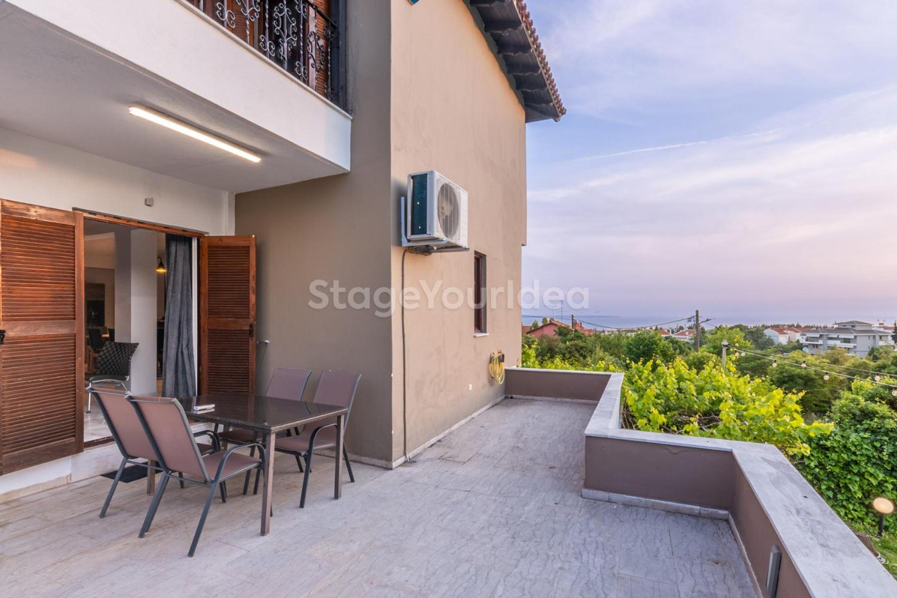 Τraditional Fully Detached Villa On A Luxurious Hillock Of Thessaloniki With Its Own Garden Also For Family & Wedding Gatherings For 10 To 25 People Only 15 Minutes From Airport Zewnętrze zdjęcie