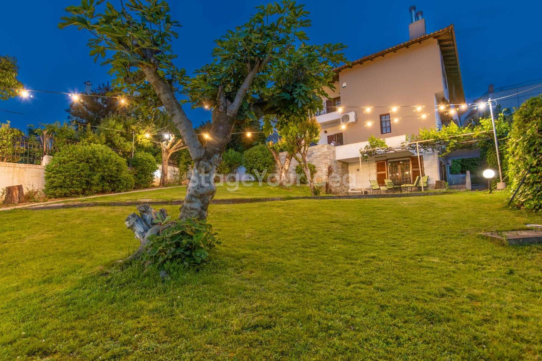 Τraditional Fully Detached Villa On A Luxurious Hillock Of Thessaloniki With Its Own Garden Also For Family & Wedding Gatherings For 10 To 25 People Only 15 Minutes From Airport Zewnętrze zdjęcie
